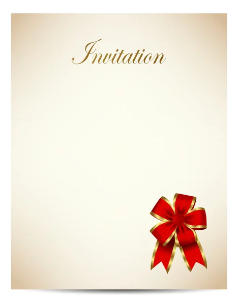 Invitation — Stock Vector