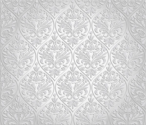 Damask seamless pattern — Stock Vector