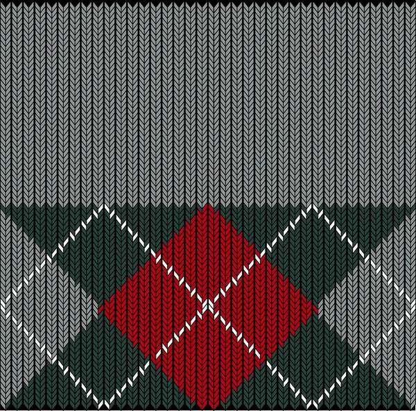 Argyle maglione sfondo . — Vettoriale Stock