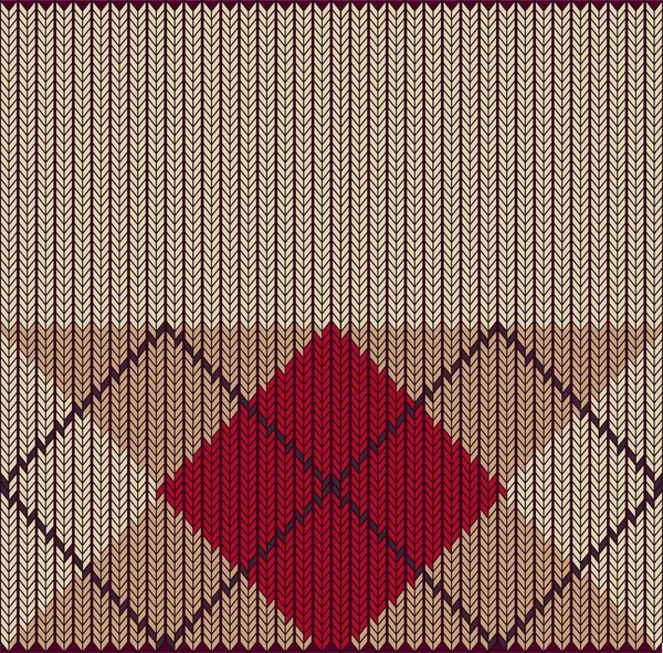 Argyle suéter fondo . — Archivo Imágenes Vectoriales