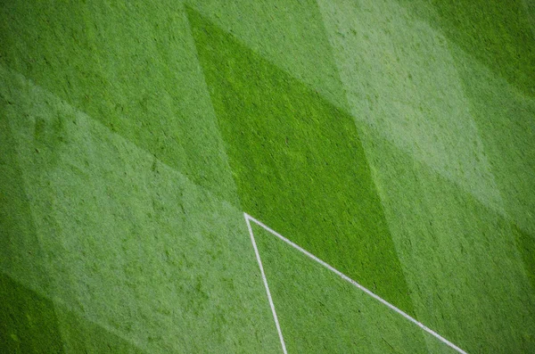 Grass soccer field — Stock Photo, Image