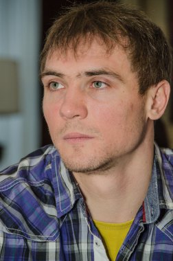 Donetsk, Ukrayna-Şub. 09: maksym mazuryk - Ukrayna kutup vau