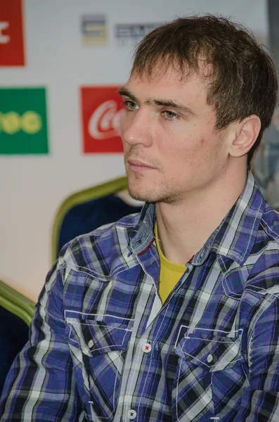 Donetsk, Ukrayna-Şub. 09: maksym mazuryk - Ukrayna kutup vau