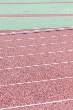 Atletizm Stadyumu. çeşitli alanlarda ve koşu bandı bölümü.