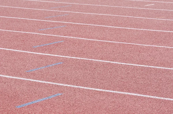 The markup on the racetracks track and field stadium. — Stock Photo, Image