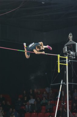 Donetsk, Ukrayna - Şubat 15: Renaud Lavillenie - Olimpiyat cham
