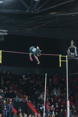 Donetsk, Ukrayna - Şubat 15: Renaud Lavillenie - Olimpiyat cham