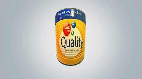 The can on a background. — Stock Photo, Image