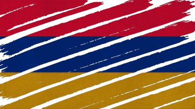 Ermenistan Bayrağı renkli doku