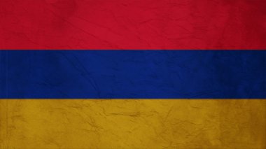 Ermenistan Bayrağı Krep Kağıt doku