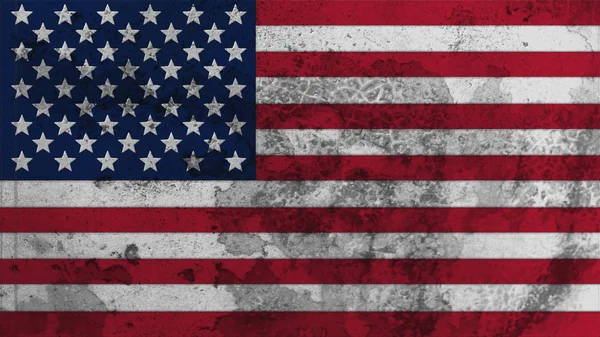 Bandera de Estados Unidos textura antigua — Foto de Stock