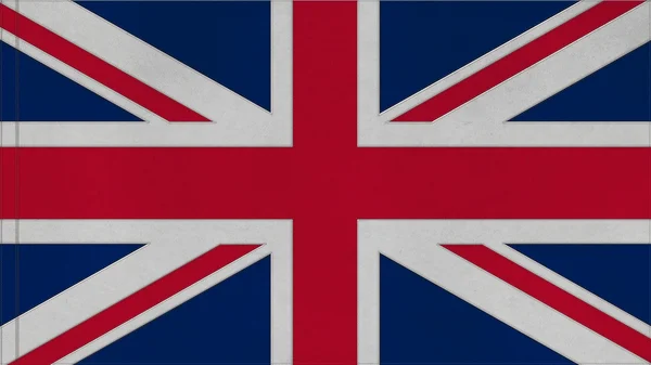 United Kingdom flag texture with seam — Stock Photo, Image