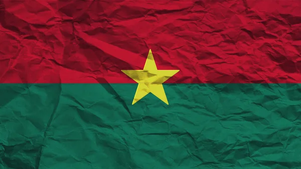 Burkina Faso flaga papieru tekstury z szwem — Zdjęcie stockowe