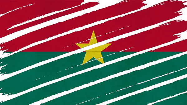 布基纳法索 国旗有色纹理 — 图库照片