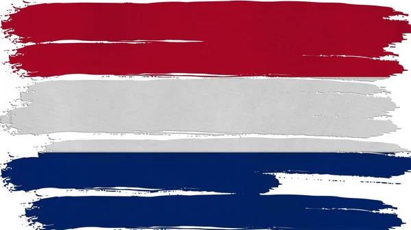 Hollanda Bayrağı renkli yatay doku — Stok fotoğraf