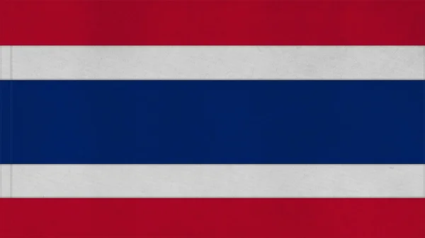 솔기가 있는 태국 국기 텍스처 — 스톡 사진