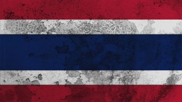 Флаг Таиланда старая текстура — стоковое фото