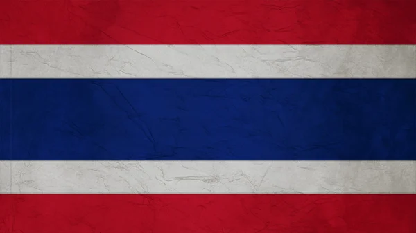 Thailand flagga kräppapper textur — Stockfoto