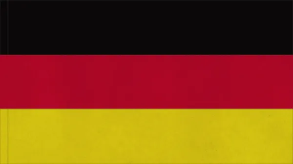 Deutschland Flagge Textur mit Naht — Stockfoto