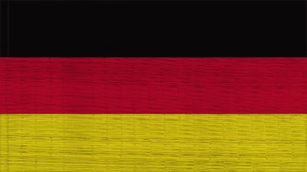 Germany Flag Japanese mats texture — Zdjęcie stockowe