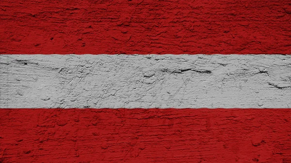 Austria Bandera en la pared textura —  Fotos de Stock