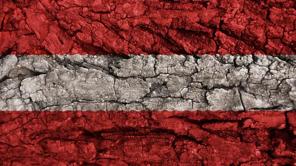 Österreich Flagge raue Textur — Stockfoto