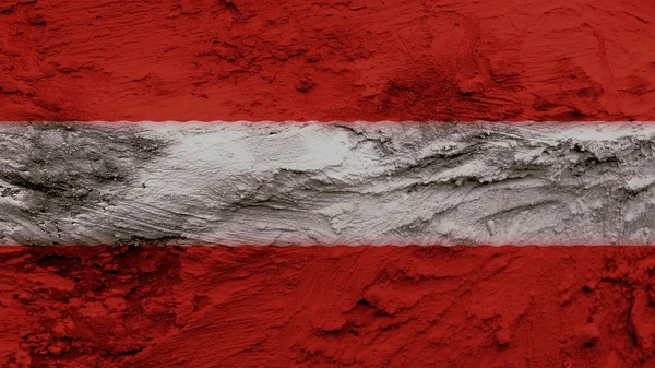 Avusturya Bayrağı boyama dokusu — Stok fotoğraf