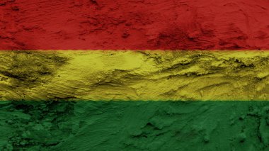 Bolivya Bayrağı boyama dokusu