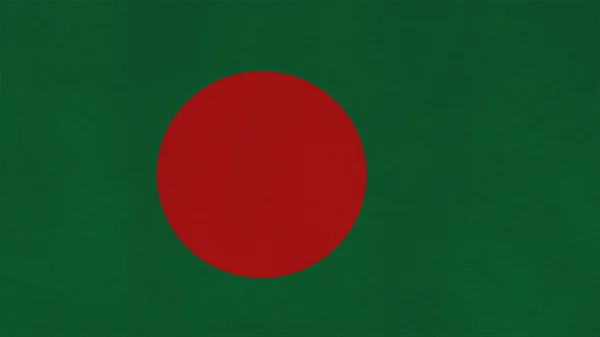 Bangladesh flagga textur med söm — Stockfoto