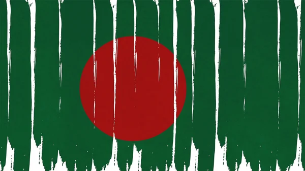 Bangladesh flagga tonad vertikal textur — Stockfoto