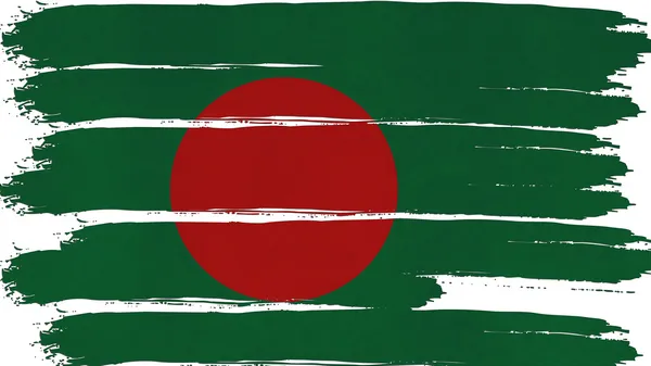 Bangladesh flagga tonad horisontell konsistens — Stockfoto