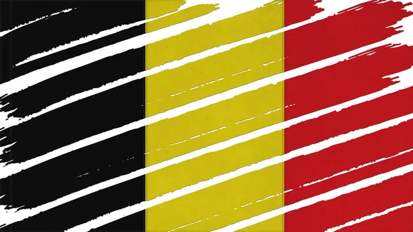 Belgien Flagge getönte Textur — Stockfoto