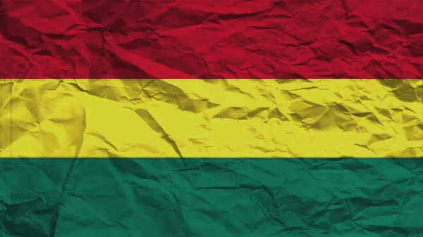 Dikiş ile Bolivya bayrağı kağıt doku — Stok fotoğraf