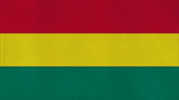 Bolívia zászló textúra varrást — Stock Fotó