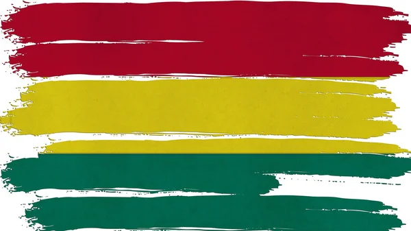 Bolivya Bayrağı renkli yatay doku — Stok fotoğraf