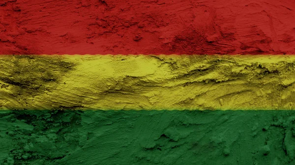 Bolivya Bayrağı boyama dokusu — Stok fotoğraf