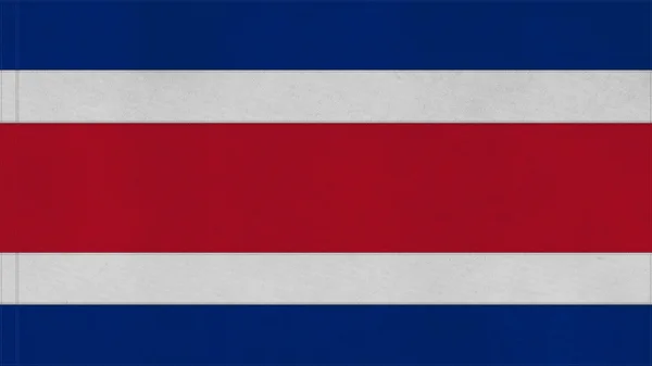 Текстура флага Коста-Рики с швом — стоковое фото