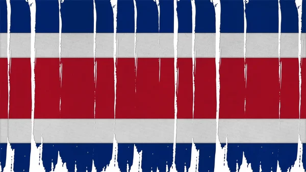 Costa Rica flagga tonade vertikal textur — Stockfoto