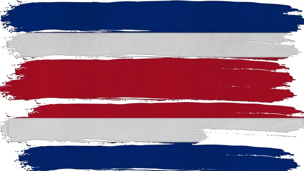 Kosta Rika Bayrağı renkli yatay doku — Stok fotoğraf