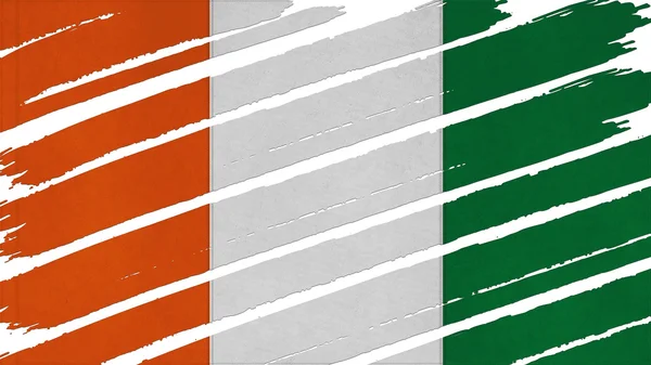 Cote d'Ivoire Flag tinted texture — Stock Photo, Image