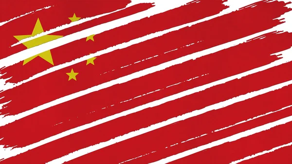 China Flag tinted texture — 图库照片