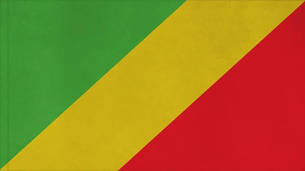 Δημοκρατία του Κονγκό σημαία υφή με ραφή — Φωτογραφία Αρχείου