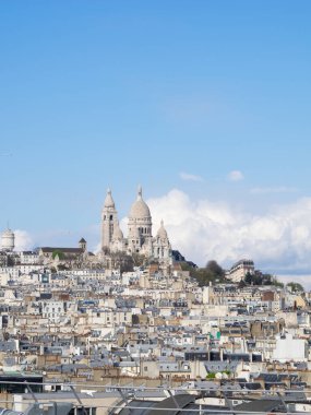 Basilica Sacred Heart and Montmarte in Paris , France