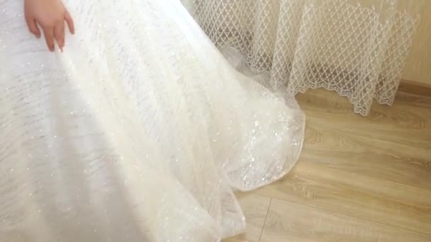 Bride Dress Goes Bride Dress — 图库视频影像