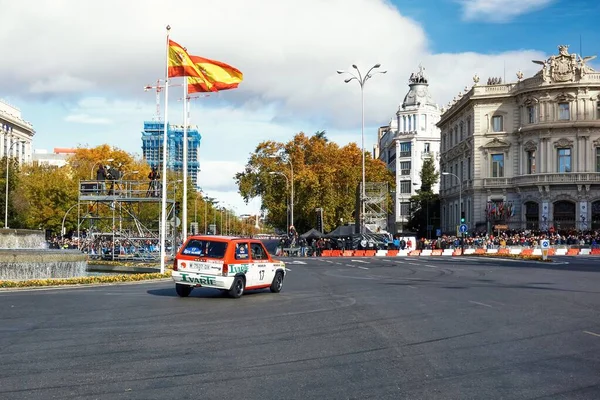 Madrid Spagna 2021 Mostra Del Pilota Carlos Sainz Alla Guida — Foto Stock