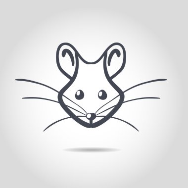  image of an rat on a white background
