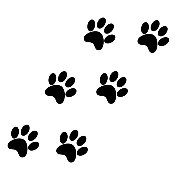 Paw prints — Stockfoto