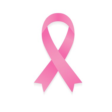 pembe kurdele degrade kafes, vektör çizim ile