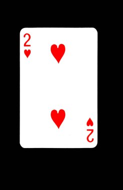 Kupa İki Kara Arkaplanda Kart Oynuyor