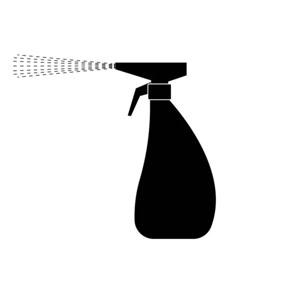 Spray Fles Icoon Witte Achtergrond — Stockfoto